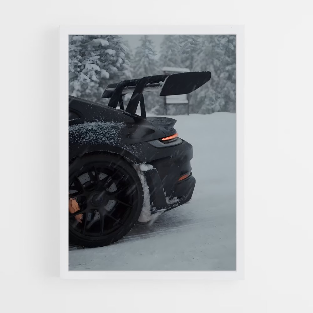 Poster Glisse Nocturne – affiche Porsche (vue 3)